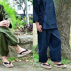 Amazon.com | Edoten Black IGUSA Setta Japanese Tatami Zouri